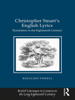 cover image of Christopher Smart's English Lyrics